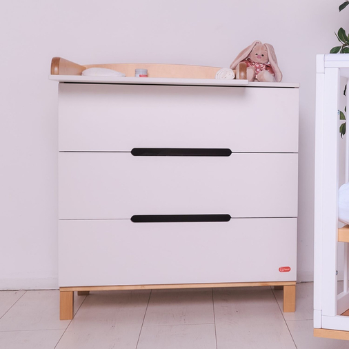 Rant Indy Cloud White - Baby chest of drawers with a changing table - image 13 | Labebe