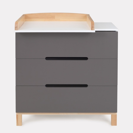 Rant Indy Moon Grey - Baby chest of drawers with a changing table - image 1 | Labebe