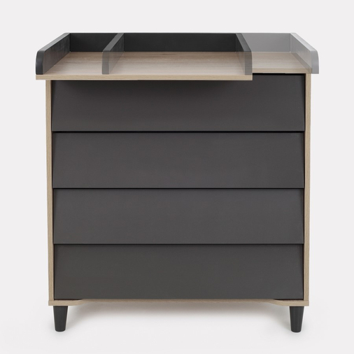 Rant Bergen Moon Grey - Baby chest of drawers with a changing table - image 11 | Labebe