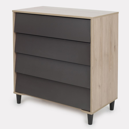 Rant Bergen Moon Grey - Baby chest of drawers with a changing table - image 7 | Labebe