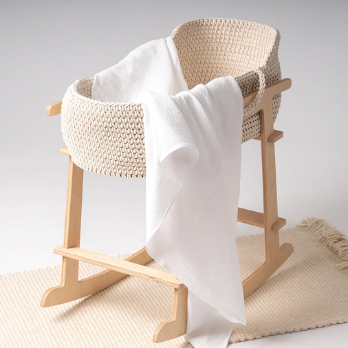 Perina White - Baby muslin swaddle - image 2 | Labebe