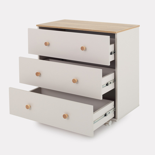 Rant Elsa Crystal Beige - Baby chest of drawers with a changing table - image 2 | Labebe