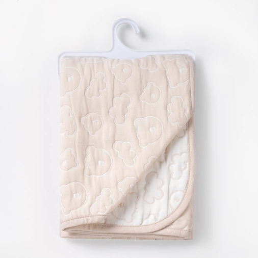 Perina Soft Cotton Biege - Детский двухсторонний плед - изображение 4 | Labebe