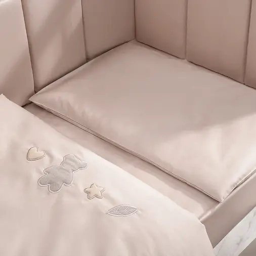 Perina Teddy Sateen Collection Beige - Baby bedding set - image 3 | Labebe