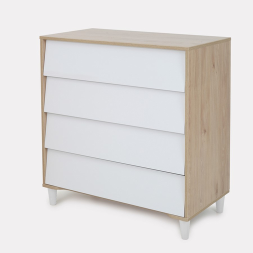 Rant Bergen Cloud White - Baby chest of drawers with a changing table - image 6 | Labebe