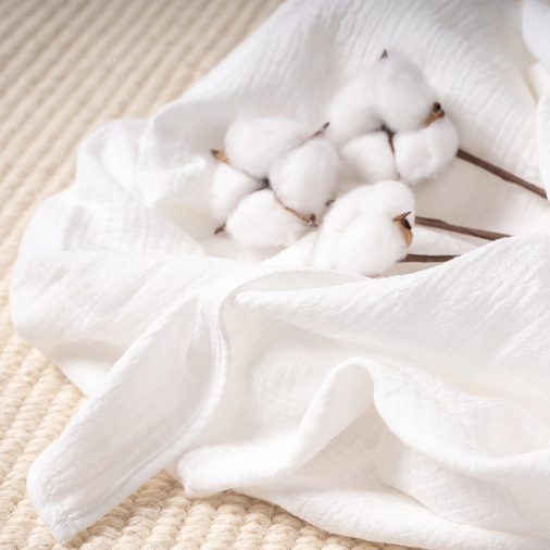 Perina White - Baby muslin swaddle - image 4 | Labebe