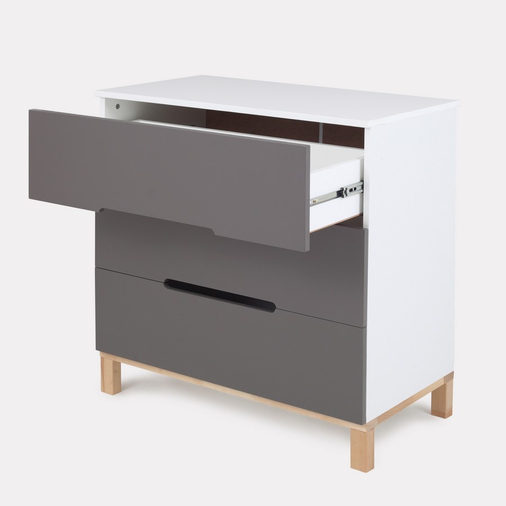 Rant Indy Moon Grey - Baby chest of drawers with a changing table - image 8 | Labebe