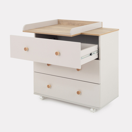 Rant Elsa Crystal Beige - Baby chest of drawers with a changing table - image 5 | Labebe