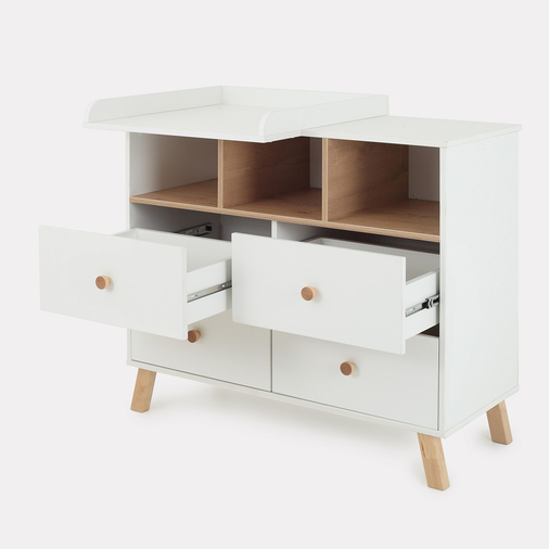 Rant Vester Cloud White - Baby chest of drawers with a changing table - image 10 | Labebe