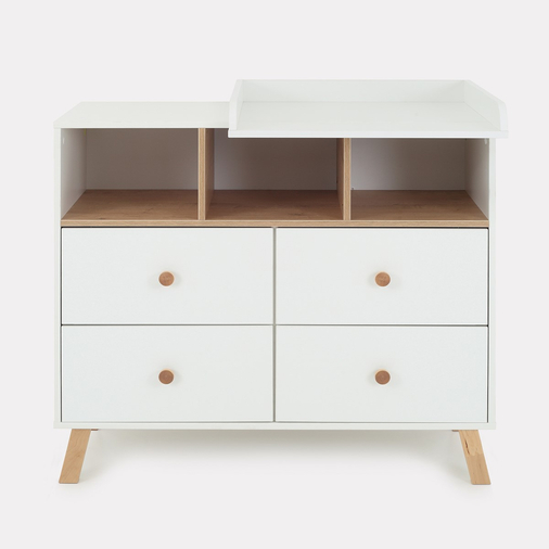 Rant Vester Cloud White - Baby chest of drawers with a changing table - image 6 | Labebe