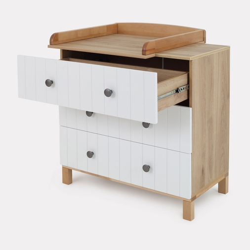 Rant Bamboo Cloud White - Baby chest of drawers with a changing table - image 7 | Labebe