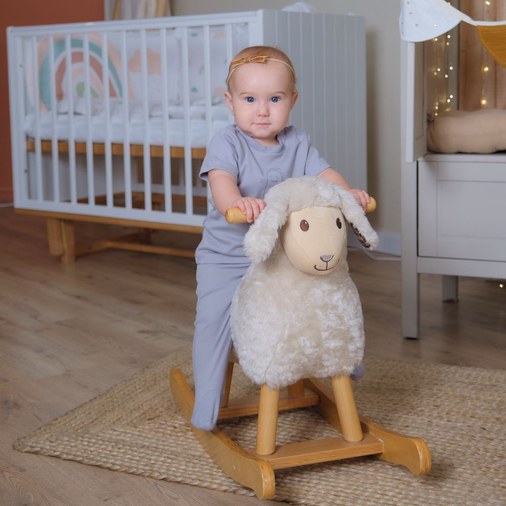Rant Bamboo Cloud White - Детская кроватка с универсальным маятником - изображение 37 | Labebe