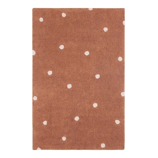 Lorena Canals Mini Dot Chestnut - რეცხვადი ხელნაკეთი ხალიჩა - image 1 | Labebe