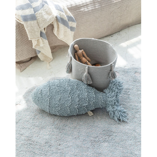 Lorena Canals Woody Pearl Blue - Корзина для хранения ручной работы - изображение 2 | Labebe