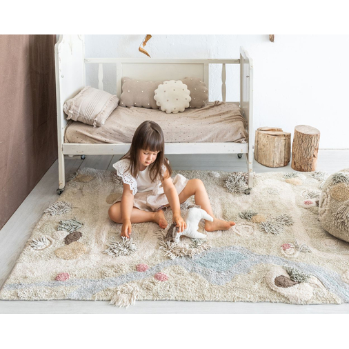 Lorena Canals Path Of Nature - Washable handcrafted play rug - image 2 | Labebe
