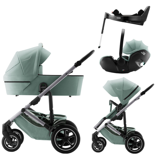 Britax Römer Smile 5Z Jade Green - Детская модульная коляска 2 в 1 - изображение 30 | Labebe