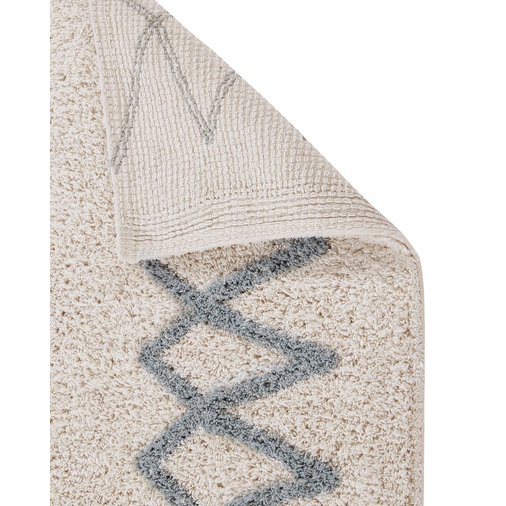 Lorena Canals Atlas Natural Vintage Blue - Washable handcrafted rug - image 5 | Labebe
