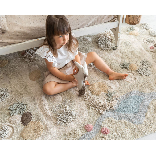 Lorena Canals Path Of Nature - Washable handcrafted play rug - image 5 | Labebe