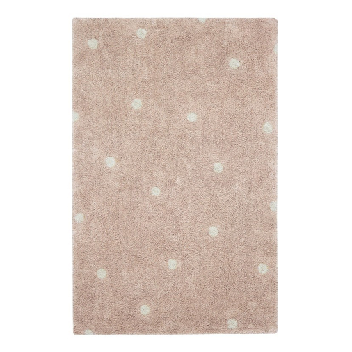 Lorena Canals Mini Dot Rose - რეცხვადი ხელნაკეთი ხალიჩა - image 1 | Labebe