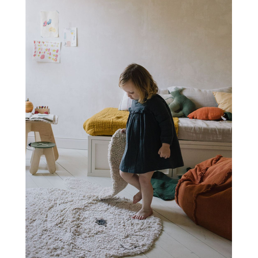 Lorena Canals Bunny Animal Rug - რეცხვადი ხელნაკეთი ხალიჩა - image 3 | Labebe