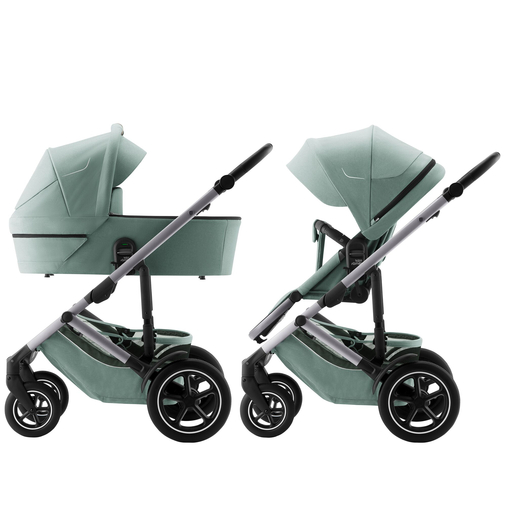Britax Römer Smile 5Z Jade Green - საბავშვო ტრანსფორმერი ეტლი რევერსული სავარძლით - image 32 | Labebe