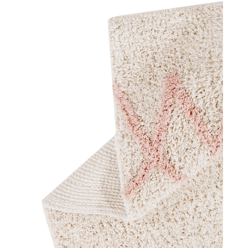 Lorena Canals Atlas Natural Vintage Nude - Washable handcrafted rug - image 5 | Labebe