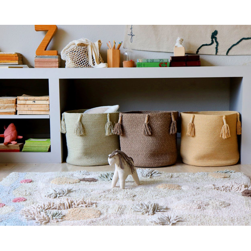 Lorena Canals Woody Honey - Handcrafted storage basket - image 3 | Labebe