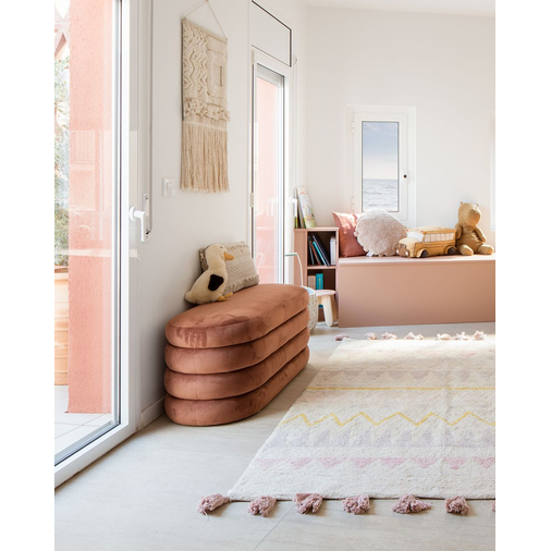 Lorena Canals Azteca Natural-Nude Vintage/Natural-Vintage Nude - Washable handcrafted rug - image 9 | Labebe