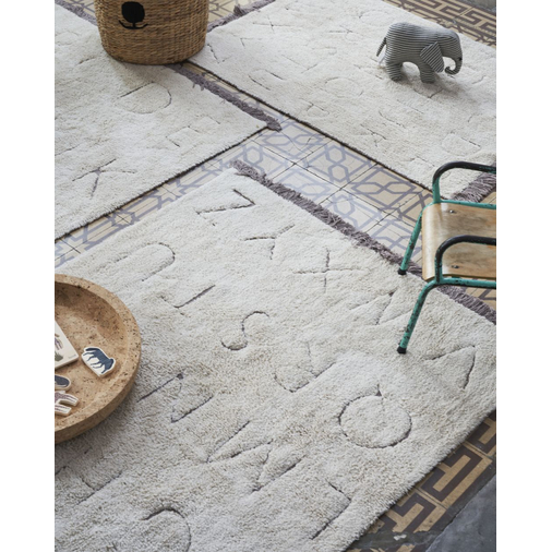 Lorena Canals Rugcycled Abc - Washable handcrafted rug - image 2 | Labebe