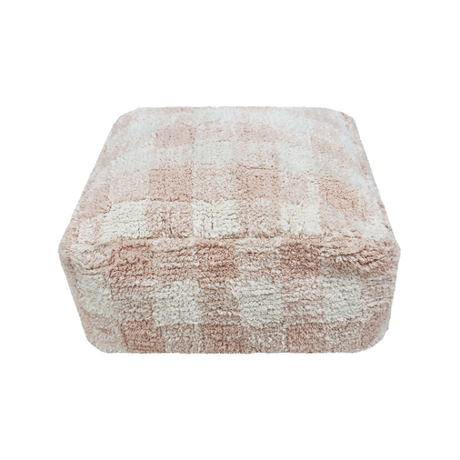 Lorena Canals Pouf Vichy Rose - Пуф ручной работы - изображение 1 | Labebe