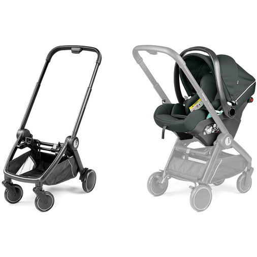 Peg Perego City Loop Metal - Детская модульная коляска-трансформер с автолюлькой - изображение 4 | Labebe