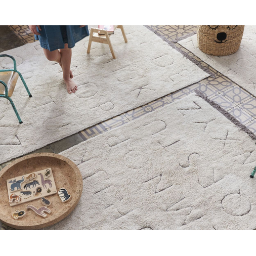 Lorena Canals Rugcycled Abc - Washable handcrafted rug - image 4 | Labebe