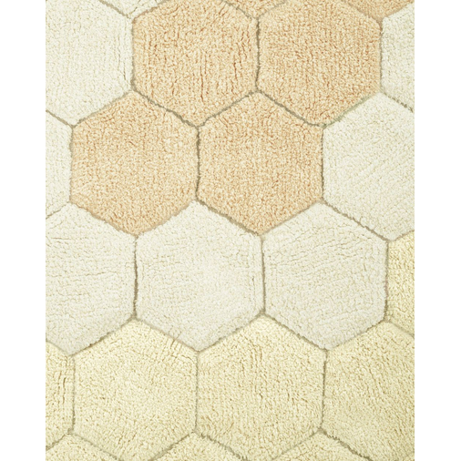 Lorena Canals Round Honeycomb Golden - რეცხვადი ხელნაკეთი ხალიჩა - image 5 | Labebe