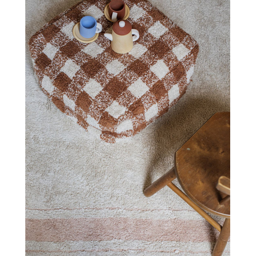 Lorena Canals Pouf Vichy Toffee - Пуф ручной работы - изображение 3 | Labebe