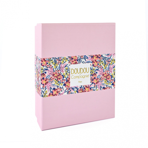 Boh'Aime Deer Doudou Rattle - რბილი სათმაშო საჩხარუნოთი და ღრძილების მასაჟორით - image 3 | Labebe