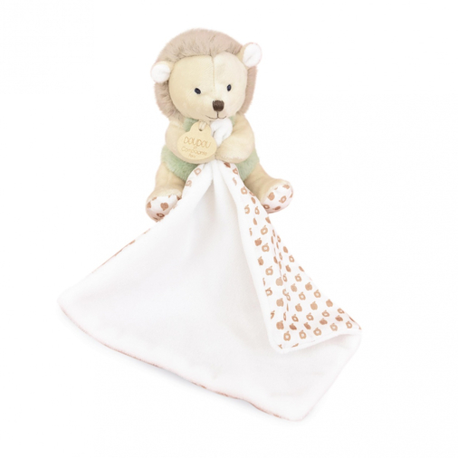 Les Rikikis Hedgehog - Soft toy with a handkerchief - image 2 | Labebe