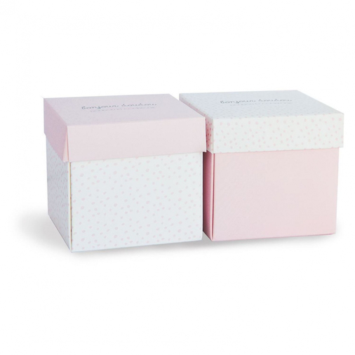 Lapin Boite Fleur Pink Bunny - რბილი სათმაშო პირსაწმენდით - image 5 | Labebe