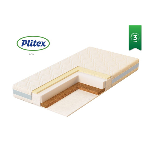 Plitex Eco Lat - Children's orthopedic mattress - image 3 | Labebe