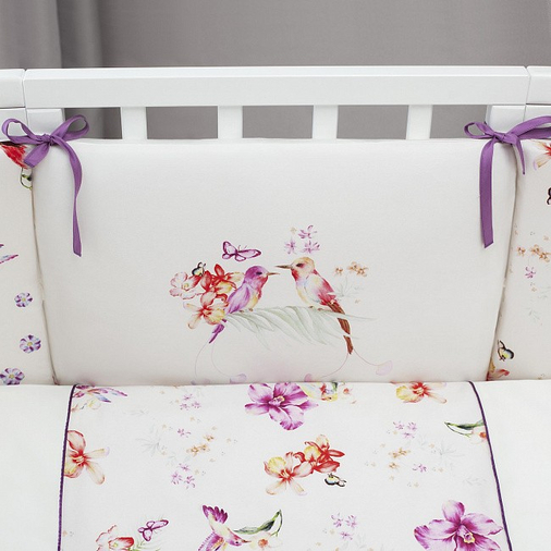 Perina Aquarelle Oval - Комплект детского постельного белья для круглой и овальной кроватки - изображение 3 | Labebe