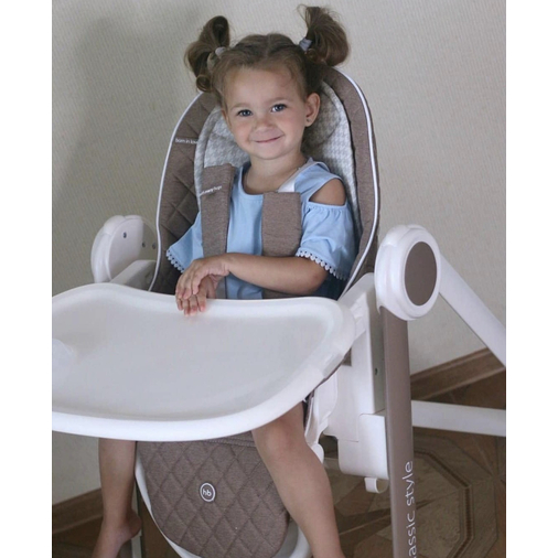 Happy Baby Berny Basic New Brown - Детский стульчик для кормления - изображение 12 | Labebe