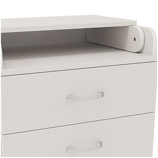 SKV Company Babyton White - Drawer chest with a changing table - image 2 | Labebe