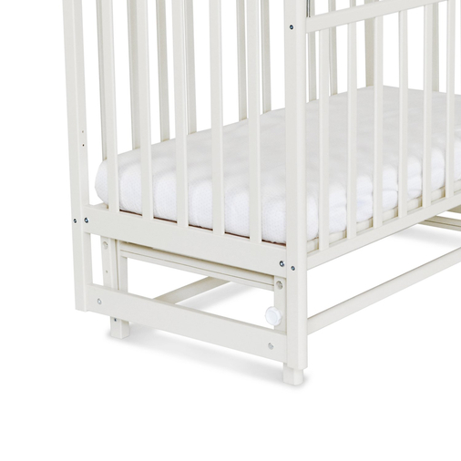 SKV Company Julia Light White LB - Baby cot with swing mechanism - image 3 | Labebe