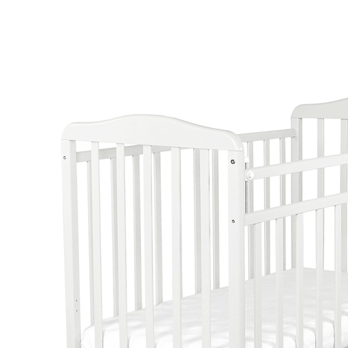 SKV Company Julia Light White LB - Детская кроватка на колесиках - изображение 4 | Labebe