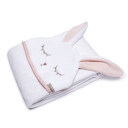 Perina Bunny Pink - Детское банное полотенце - изображение 3 | Labebe