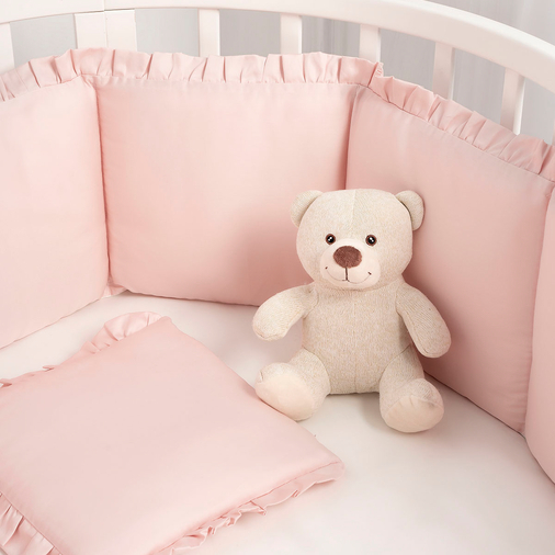 Perina Lovely Dream Pink - საბავშვო საწოლის ბამპერები - image 3 | Labebe