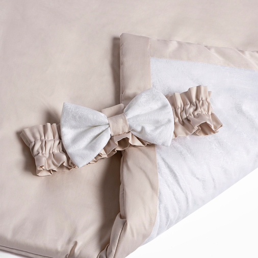 Perina Blanket Beige/White - Одеяло-конверт на выписку - изображение 6 | Labebe