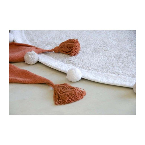 Lorena Canals Bubbly Soft Grey - Washable handmade rug - image 4 | Labebe