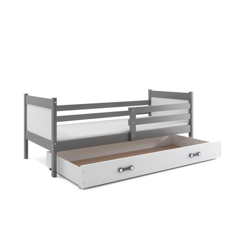 Interbeds Rino Graphite/White - Teen wooden bed - image 3 | Labebe