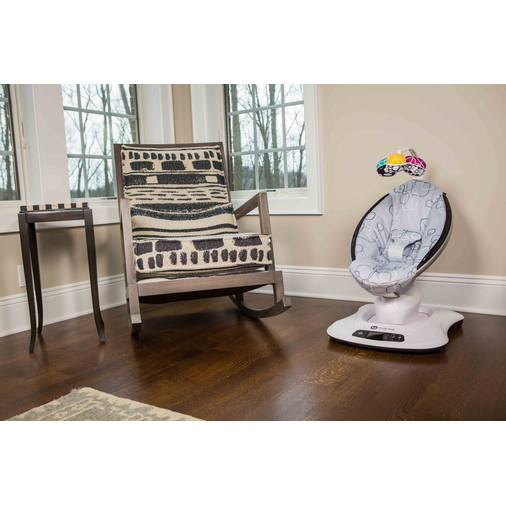 4moms mamaRoo4 infant seat Silver Plush - Музыкальное кресло-качалка - изображение 7 | Labebe
