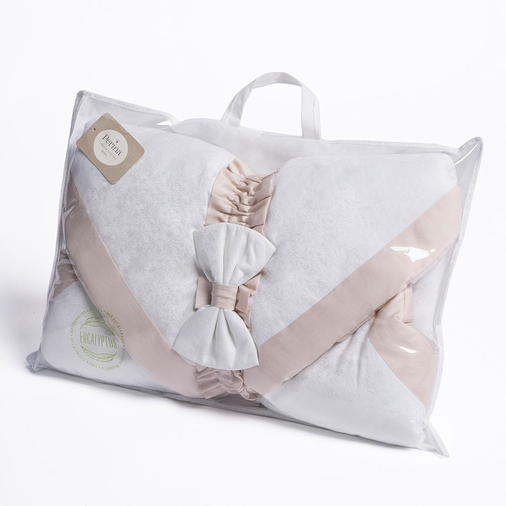 Perina Blanket Beige/White - Одеяло-конверт на выписку - изображение 7 | Labebe
